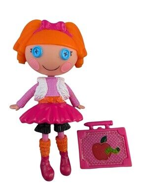 Lalaloopsy Mini Bea Spells A Lot Doll W/ Suitcase Accessory